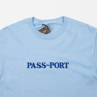 Pass Port Official Embroidered Long Sleeve T-Shirt - Powder Blue thumbnail