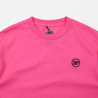 Pass Port P~P Works Embroidered T-Shirt - Hot Pink thumbnail