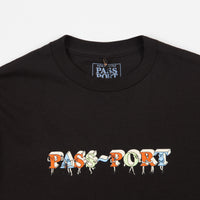 Pass Port PP Gang T-Shirt  - Black thumbnail
