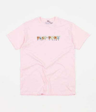 Pass Port PP Gang T-Shirt  - Pink