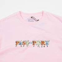 Pass Port PP Gang T-Shirt  - Pink thumbnail