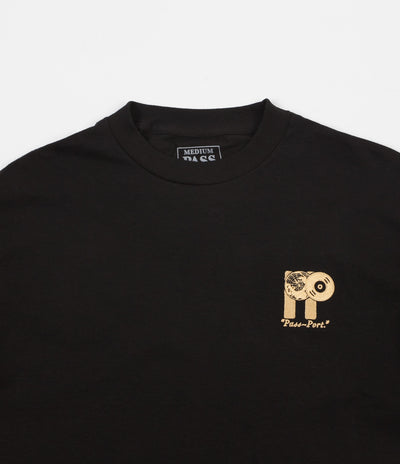 Pass Port PP World Records Long Sleeve T-Shirt - Black