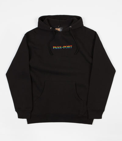 Pass Port Pride Hooded Sweatshirt - Black