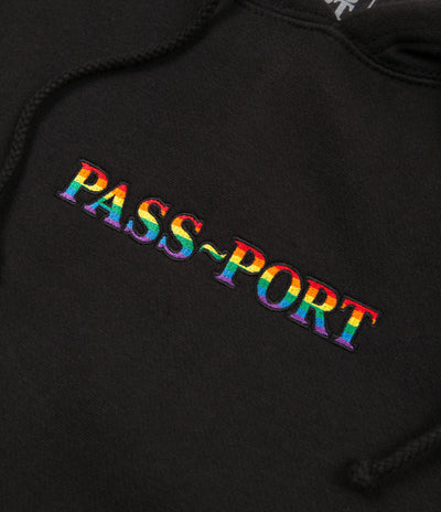 Pass Port Pride Hooded Sweatshirt - Black