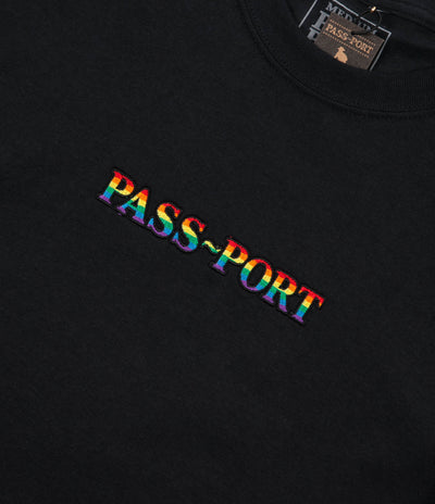 Pass Port Pride Long Sleeve T-Shirt - Black