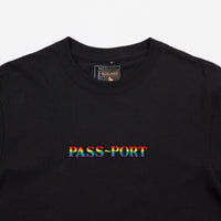Pass Port Pride Long Sleeve T-Shirt - Black thumbnail