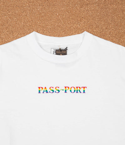 Pass Port Pride Long Sleeve T-Shirt - White