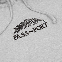 Pass Port Quill Embroidery Hoodie - Grey Heather thumbnail