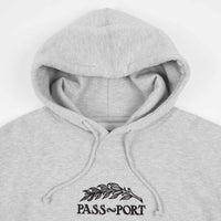Pass Port Quill Embroidery Hoodie - Grey Heather thumbnail