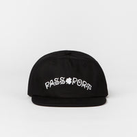 Pass Port Sham 5 Panel Cap - Black thumbnail