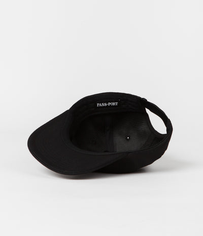 Pass Port Sham 5 Panel Cap - Black