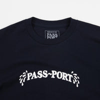 Pass Port Sweaty Puff Print T-Shirt - Navy thumbnail