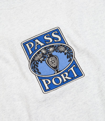 Pass Port Vase T-Shirt - Ash Heather