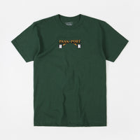 Pass Port Waiter Embroidery T-Shirt - Forest Green thumbnail