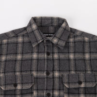 Pass Port Workers Flannel Shirt - Grey thumbnail