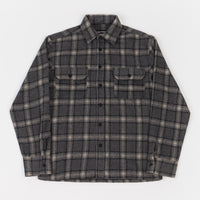 Pass Port Workers Flannel Shirt - Grey thumbnail