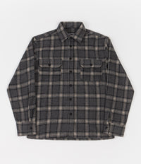 Pass Port Workers Flannel Shirt - Grey