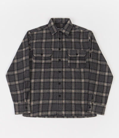Pass Port Workers Flannel Shirt - Grey