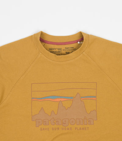 Patagonia 73 Skyline Organic Crewneck Sweatshirt - Oaks Brown