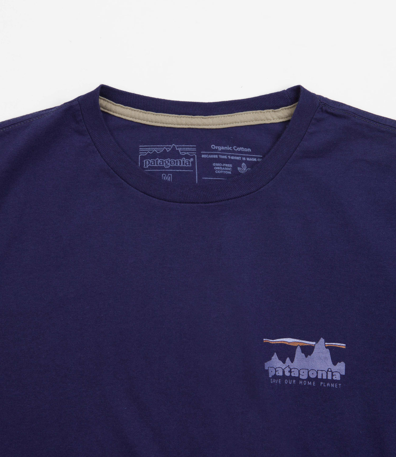 Patagonia 73 Skyline Organic T-Shirt - Sound Blue | Flatspot