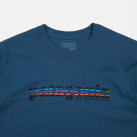 Patagonia '73 Text Logo T-Shirt - Glass Blue thumbnail