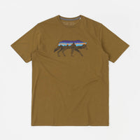 Patagonia Back For Good Organic T-Shirt - Mulch Brown / Wolf thumbnail