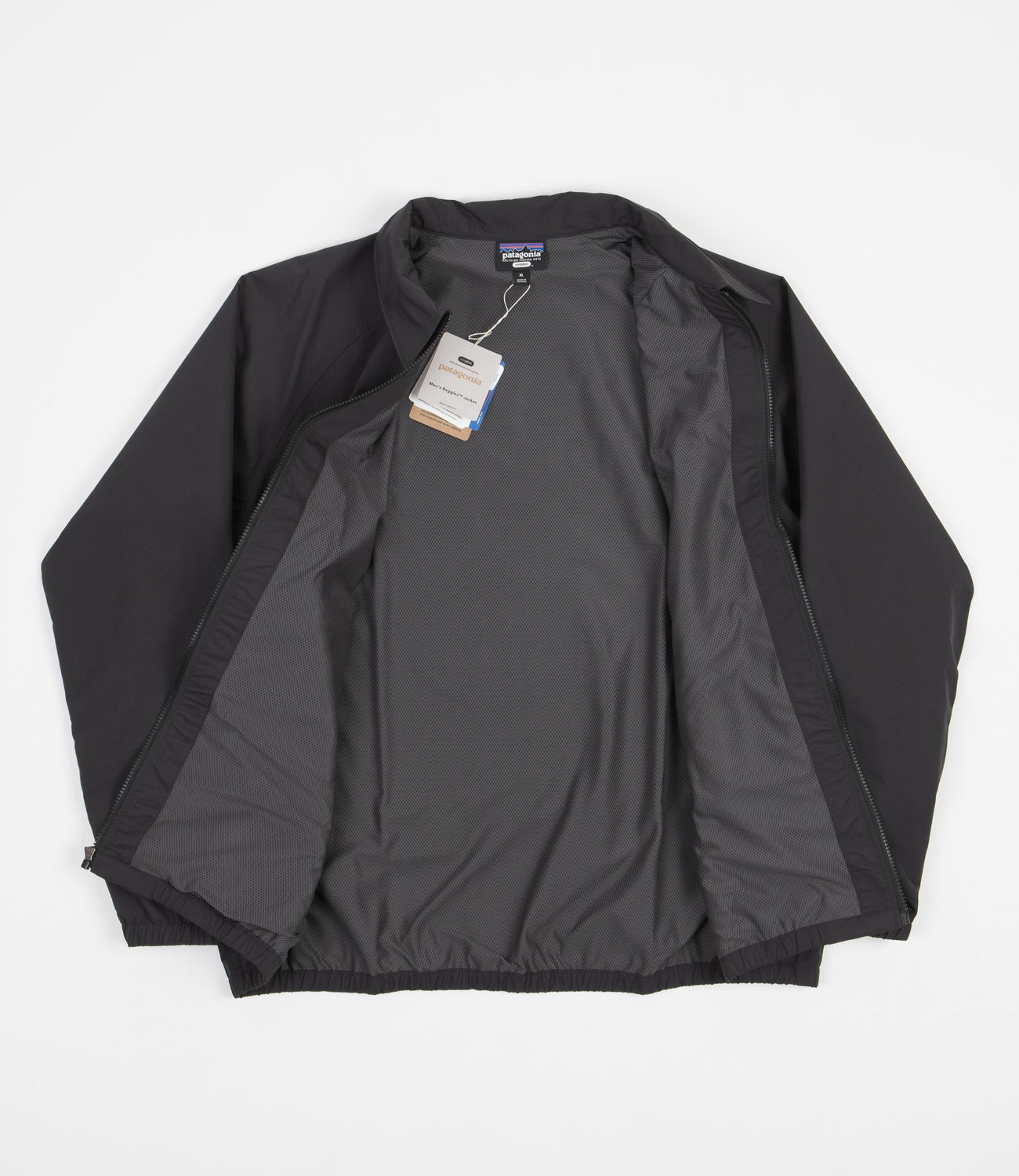 Patagonia Baggies Jacket NetPlus Ink Black Flatspot