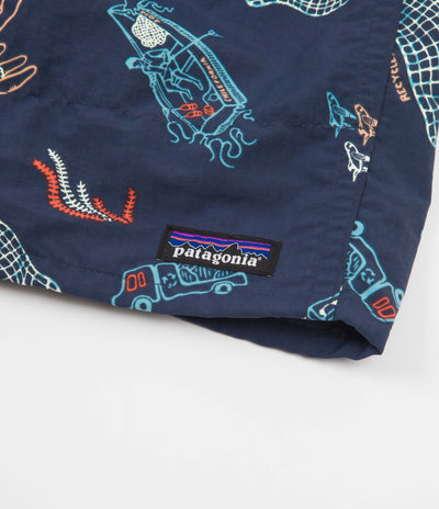 Patagonia Baggies Longs 7" Shorts - Clean Currents: Tidepool Blue