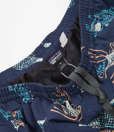 Patagonia Baggies Longs 7" Shorts - Clean Currents: Tidepool Blue
