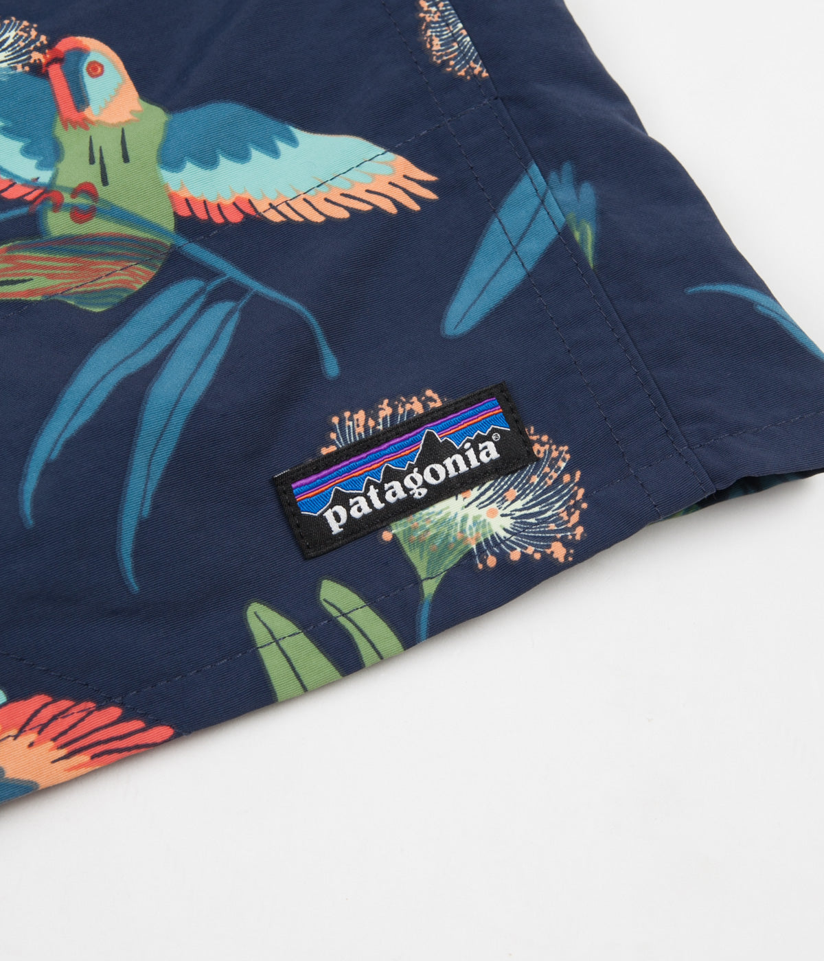 Patagonia Baggies Longs 7 Shorts Parrots Stone Blue Flatspot
