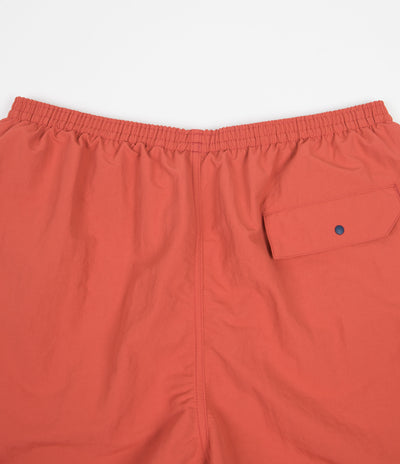 Sumac Red IlunionhotelsShops logo patch checkered shorts