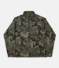 Patagonia green quarter zip top