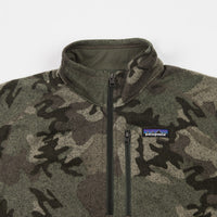 Patagonia Better Sweater 1/4 Zip Sweatshirt - River Delta Multi: Industrial Green thumbnail