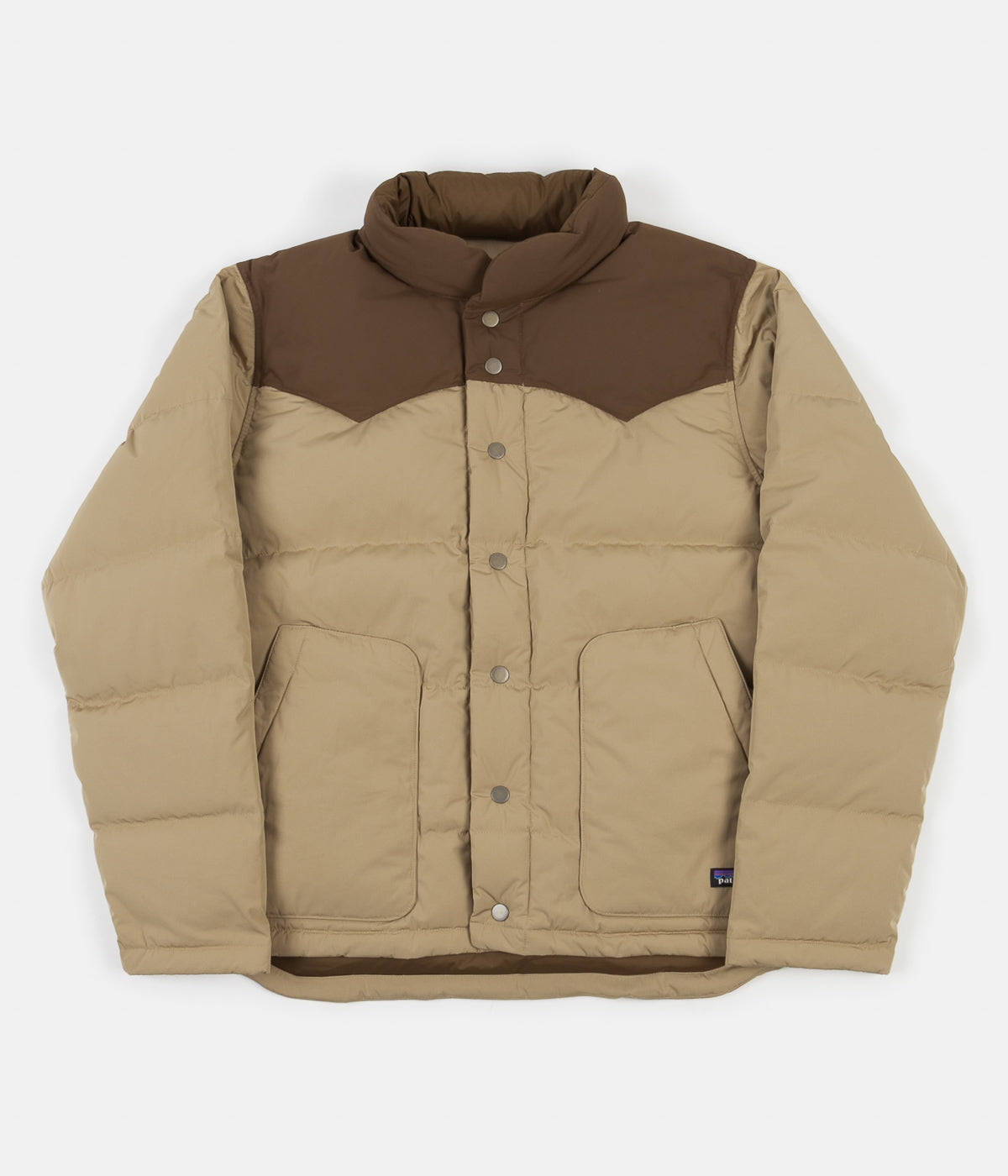 Patagonia Bivy Down Jacket Classic Tan Flatspot