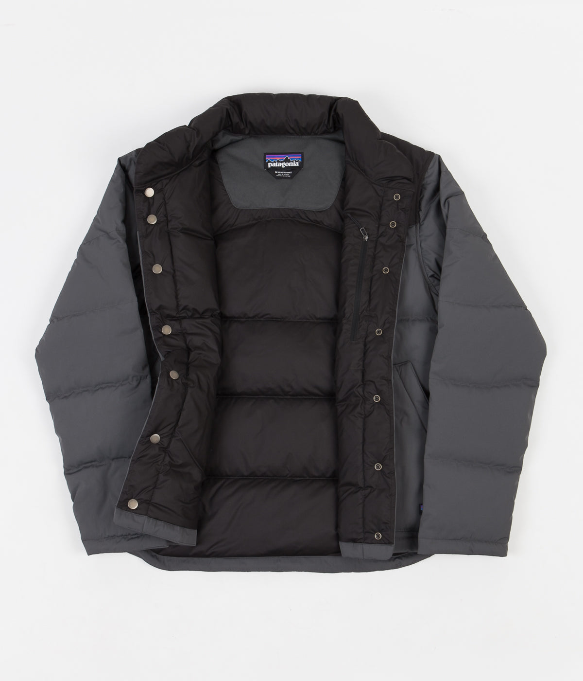 Patagonia Bivy Down Jacket Forge Grey Flatspot