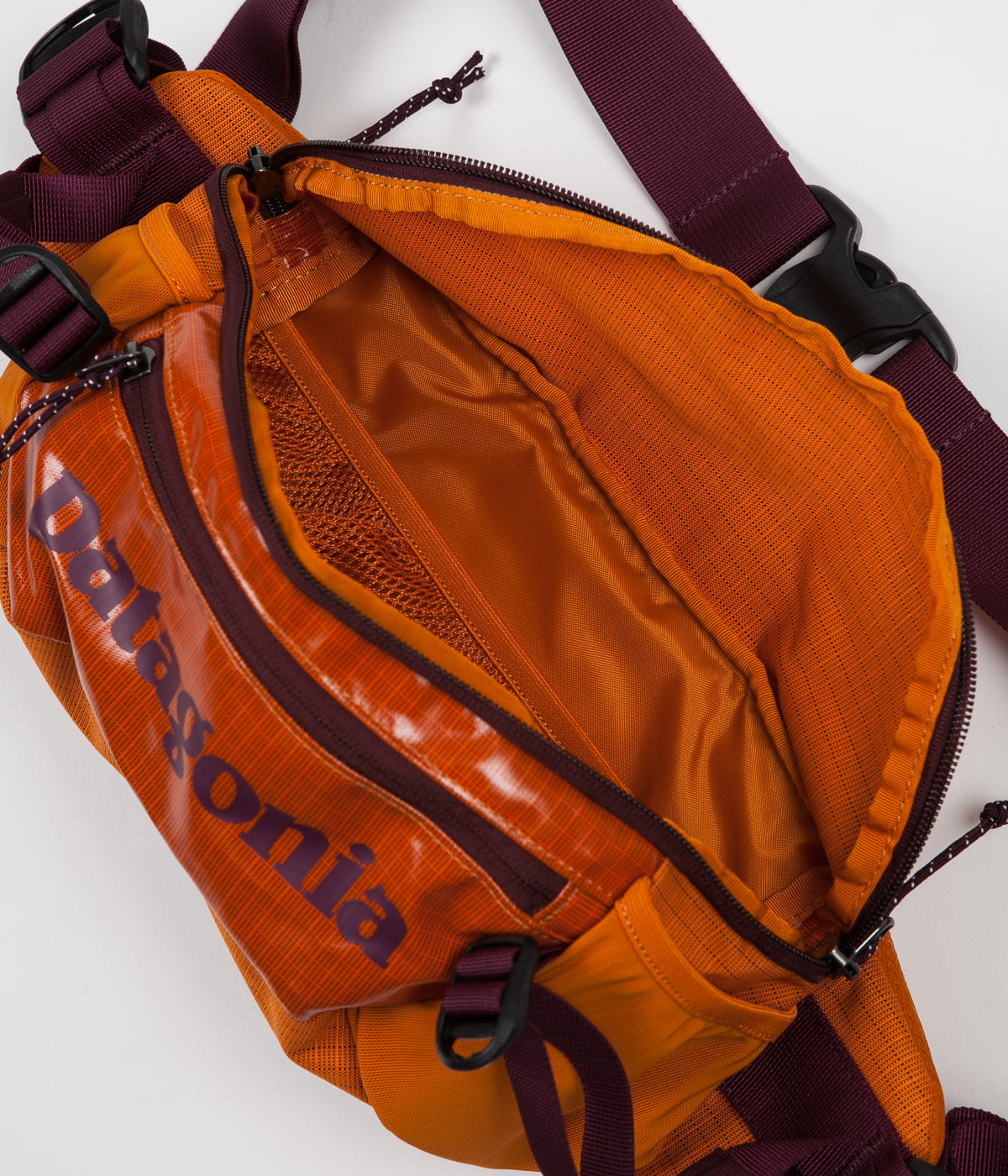 Patagonia black hole waist pack marigold sales