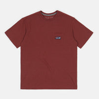 Patagonia Boardshort Label Pocket Responsibili-Tee T-Shirt - Barn Red thumbnail