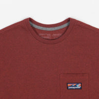 Patagonia Boardshort Label Pocket Responsibili-Tee T-Shirt - Barn Red thumbnail