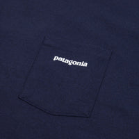 Patagonia Boardshort Logo Pocket Responsibili-Tee T-Shirt - Stone Blue thumbnail