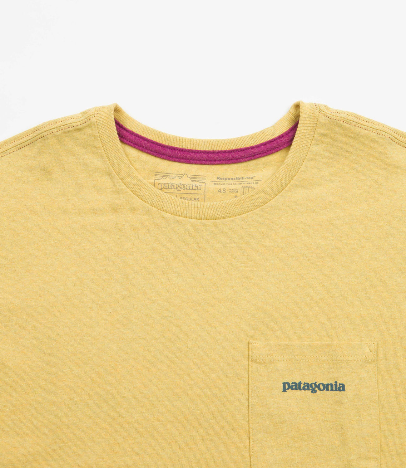 Patagonia Boardshort Logo Pocket Responsibili Tee T Shirt Surfboard Flatspot