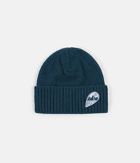 Patagonia Brodeo Beanie - Tube View / Crater Blue