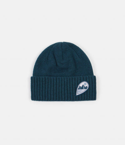 Patagonia Brodeo Beanie - Tube View / Crater Blue