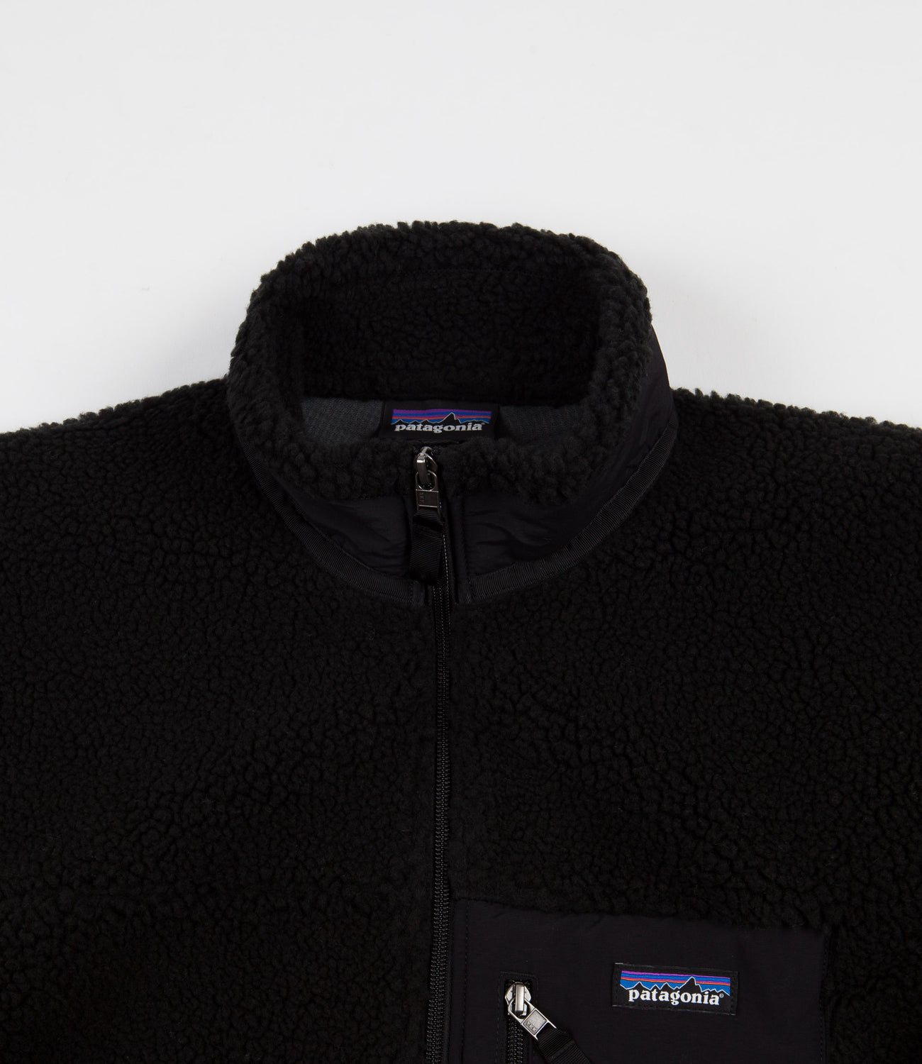 Patagonia retro x fleece black clearance