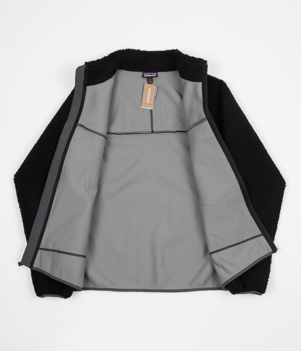 Patagonia Classic Retro X Jacket Black Forge Grey Flatspot