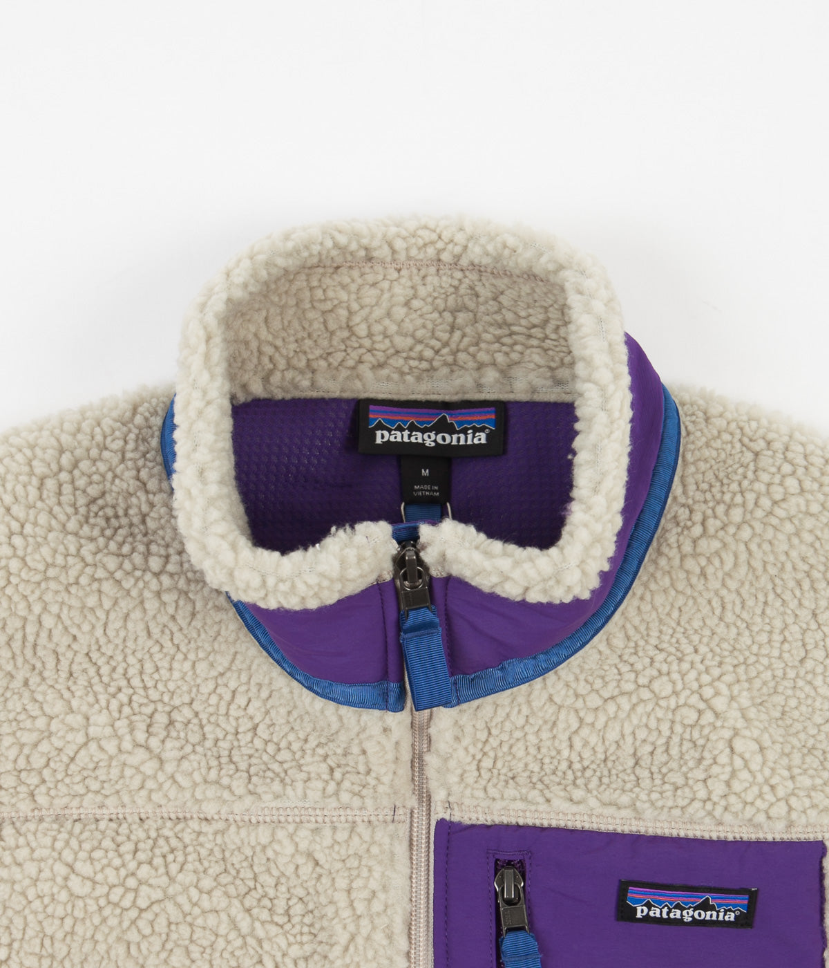 Patagonia Classic Retro X Vest Pelican Purple Flatspot