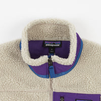 Patagonia Classic Retro-X Vest - Pelican / Purple thumbnail