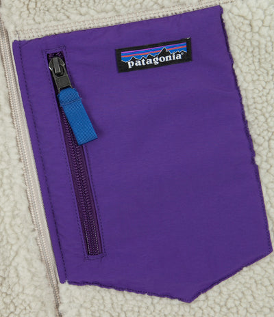Patagonia Classic Retro-X Vest - Pelican / Purple