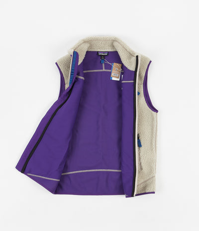 Patagonia Classic Retro-X Vest - Pelican / Purple