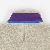 Patagonia Classic Retro-X Vest - Pelican / Purple thumbnail