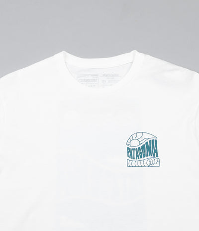 Patagonia Cosmic Peaks Organic T-Shirt - White